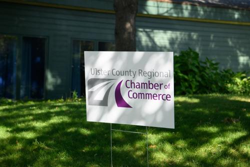 Ulster County Chamber of Commerce Lawn Sign