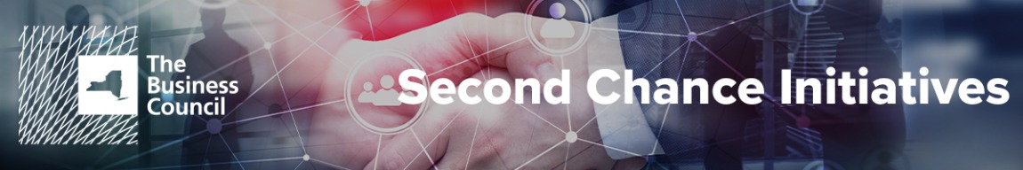 handshake with text reading "second chance initiatives" 