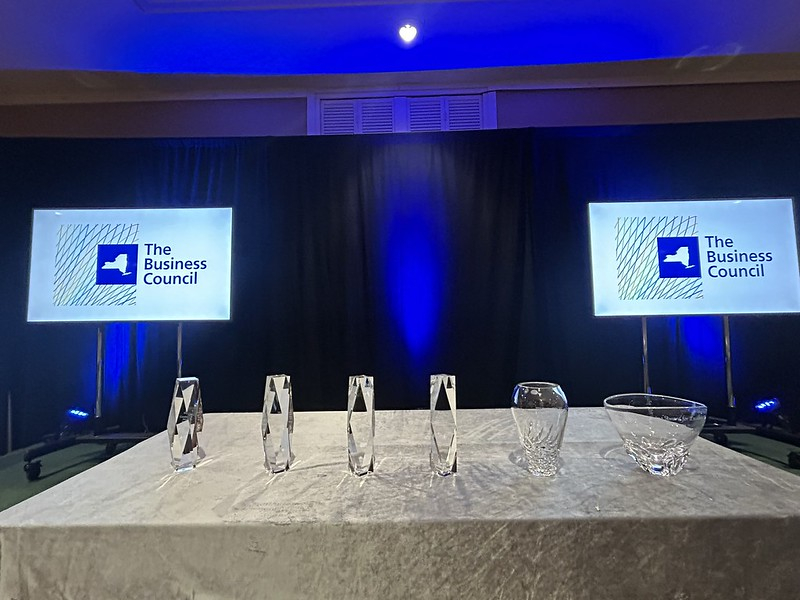 trophies at annual meeting